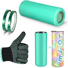 Silicone Wrap Kit with Heat Resistant Gloves Transfer Tapes Sublimation Blanks