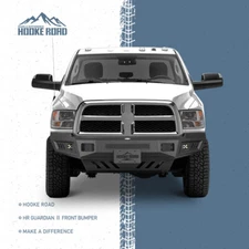 Reinforcements Front Bumper Cover w/ Skid Plate Fit 10-18 Dodge Ram 2500 3500