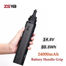 ZSYB Battery Grip Power Bank Handle Grip 88.8Wh 24000mAh for Led Video Light 