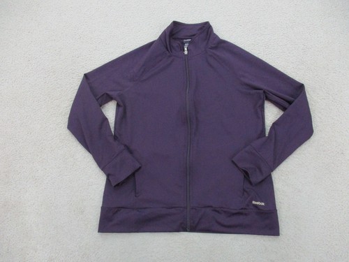 Reebok Sweater Womens Large Purple Full 