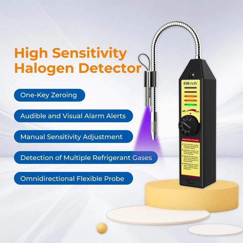 WJL-6000UV Kältemittel-Leckdetektor – Halogen-Gasdetektor für Klimaanlagen R2... - Bild 2 von 9