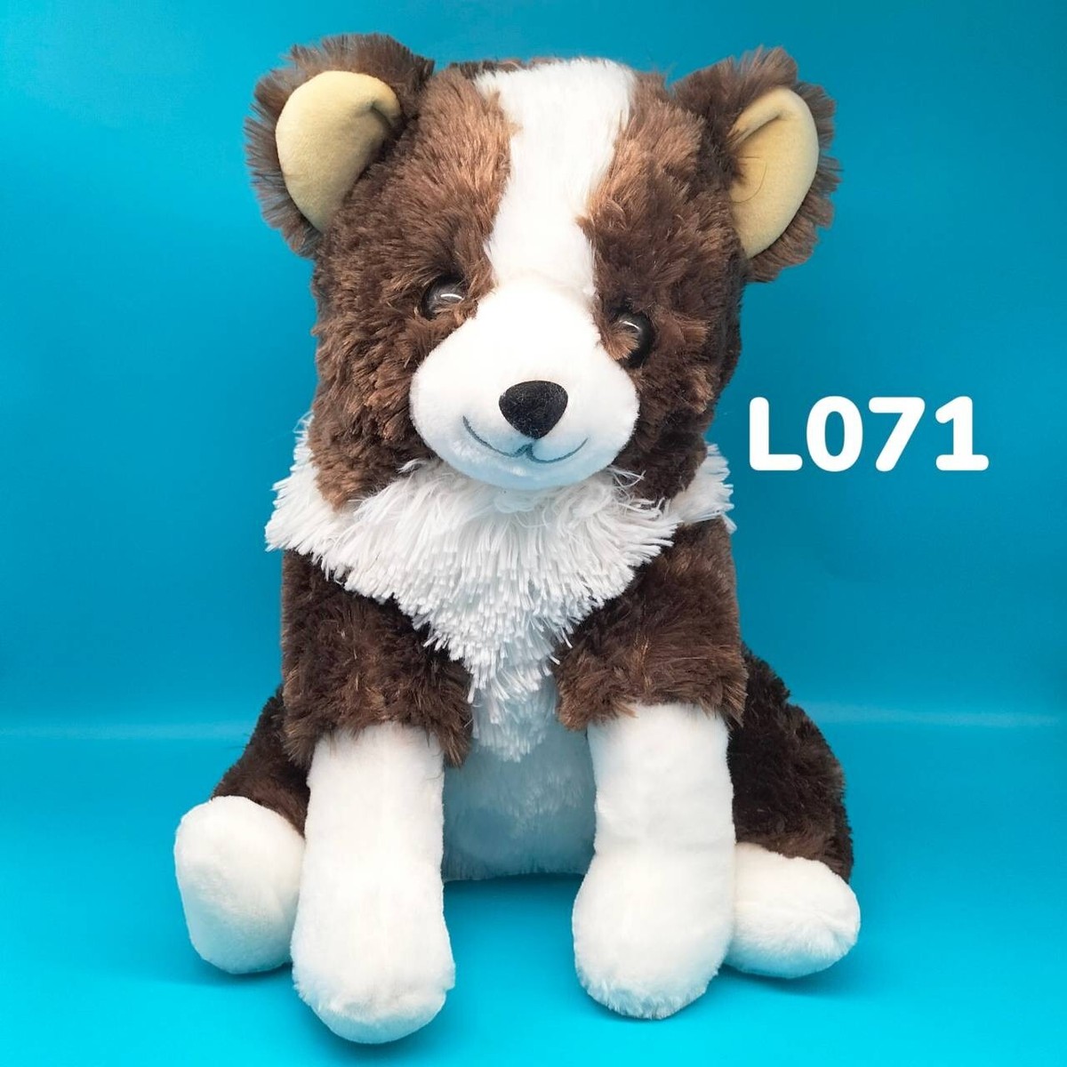 aimiu　ドッグトルソー♪ Amufun BIG Kuttari Border Collie Dog AMUSE Large Plush 15 Stuffed