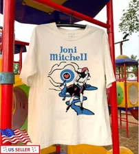 New! Joni Mitchell River T Shirt Short Sleeve Cotton IM0508