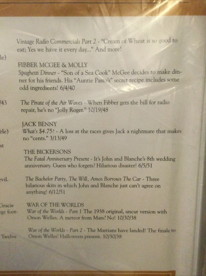 Great Stars of Radio: Thomas Pacconi,20 Audio Tapes,Radio Personality Photo Book Foto 4 de 4