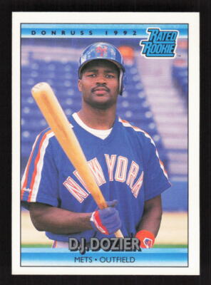 1992 Donruss #20 D.J. Dozier New York Mets