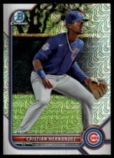 2022 Bowman #BCP-66 Cristian Hernandez Chrome Prospects Mojo Refractor