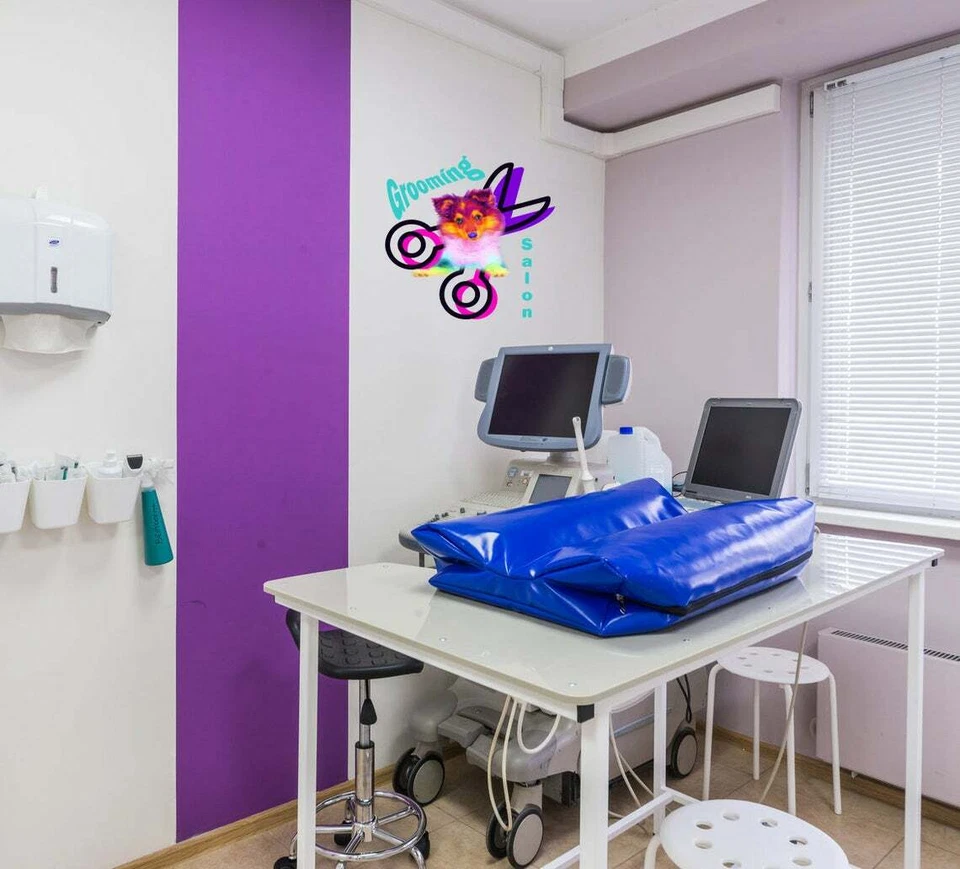 Adesivos de parede salão de beleza, pet shop decoração para casa mural de arte, decalque para higiene de cães,  - Imagem 4 de 4