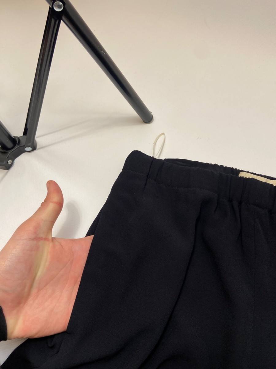 パンツ MARNI Women Straight Pants PAMA0548S0U SR01000N99 Black Black wool blend trousers with Marni Symbol | Marni