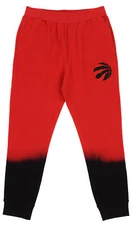 FISLL NBA Men's Toronto Raptors Black Dipdye Jogger, Red