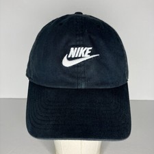 Nike 1 Size Heritage 86 Black Adjustable Faded Hat