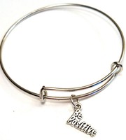 Be Positive Bangle Bracelet, Be Positive Charm, Be Positive Pendant Be Positive Bangle Bracelet, Be Positive Charm, Be Positive Pendant