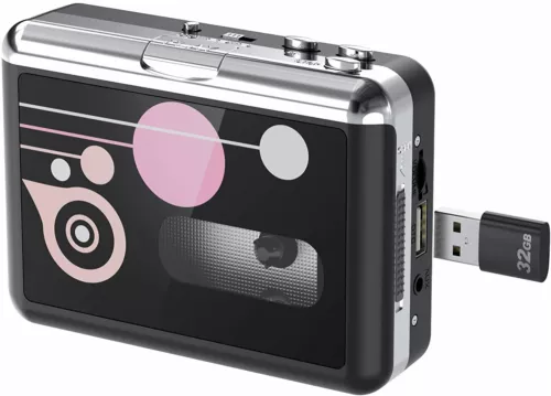 Cassette Player , Portable Converter Recorder Convert Tapes to Digital MP3