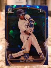 2023 Bowman Sapphire Edition Chrome Prospects Juan Olmos #BCP-136