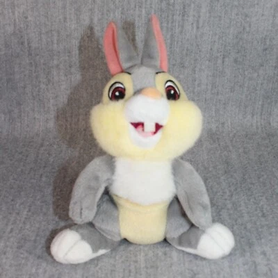 DISNEY THUMPER Plush Bambi Bunny Rabbit Disneyland Paris Beanie Soft Toy 2000s - Bild 1 von 4