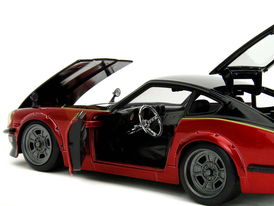 1:24 1972 Datsun 240Z -- Black / Red Metallic -- Fast & Furious X JADA - Image 4 of 4