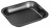 Zenker Brat- Und Auflaufform 33 Cm Aus Stahl Schwarz Eckig Ofenform Backblech