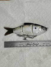 Swimbait 5 Inch Double Jointed Slow Sinking Custom Painted Fishing Lure🍒