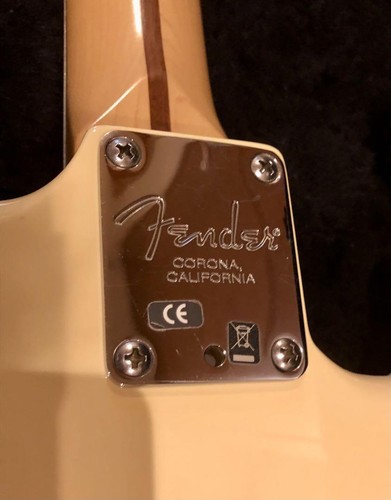 Fender USA American ST Type White LH Electric Guitar W/Hard Case Tremolo Arm - Picture 5 of 14