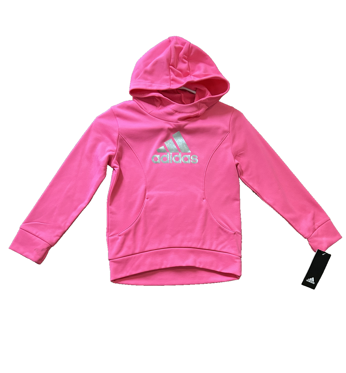 Adidas Originals Long Sleeve Essential Hoodie Girls Color Energy