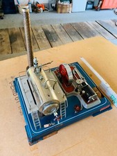 Dampfmaschine / steam engine D20 - schönes Blechspielzeug made in W Germany