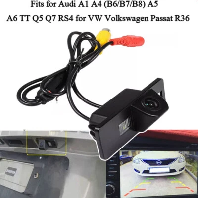 Rear View Back Up Reverse Parking Camera Lfor Audi A1 A4 (B6/B7/B8) A5 A6 TT - Photo 1/4