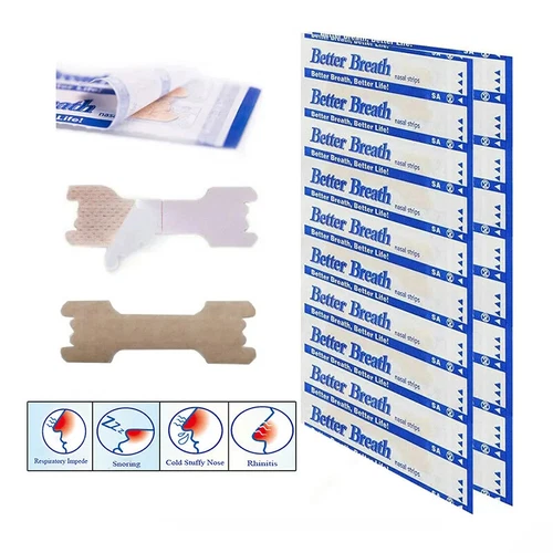 100PCS Better Breath Stop Snoring Right Sleep Now Nasal Strips High Quality - Picture 2 of 7