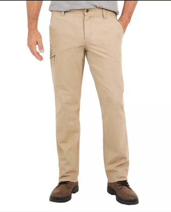 WEATHERPROOF VINTAGE MEN FLEX UTILITY RELAXED FIT CANVAS