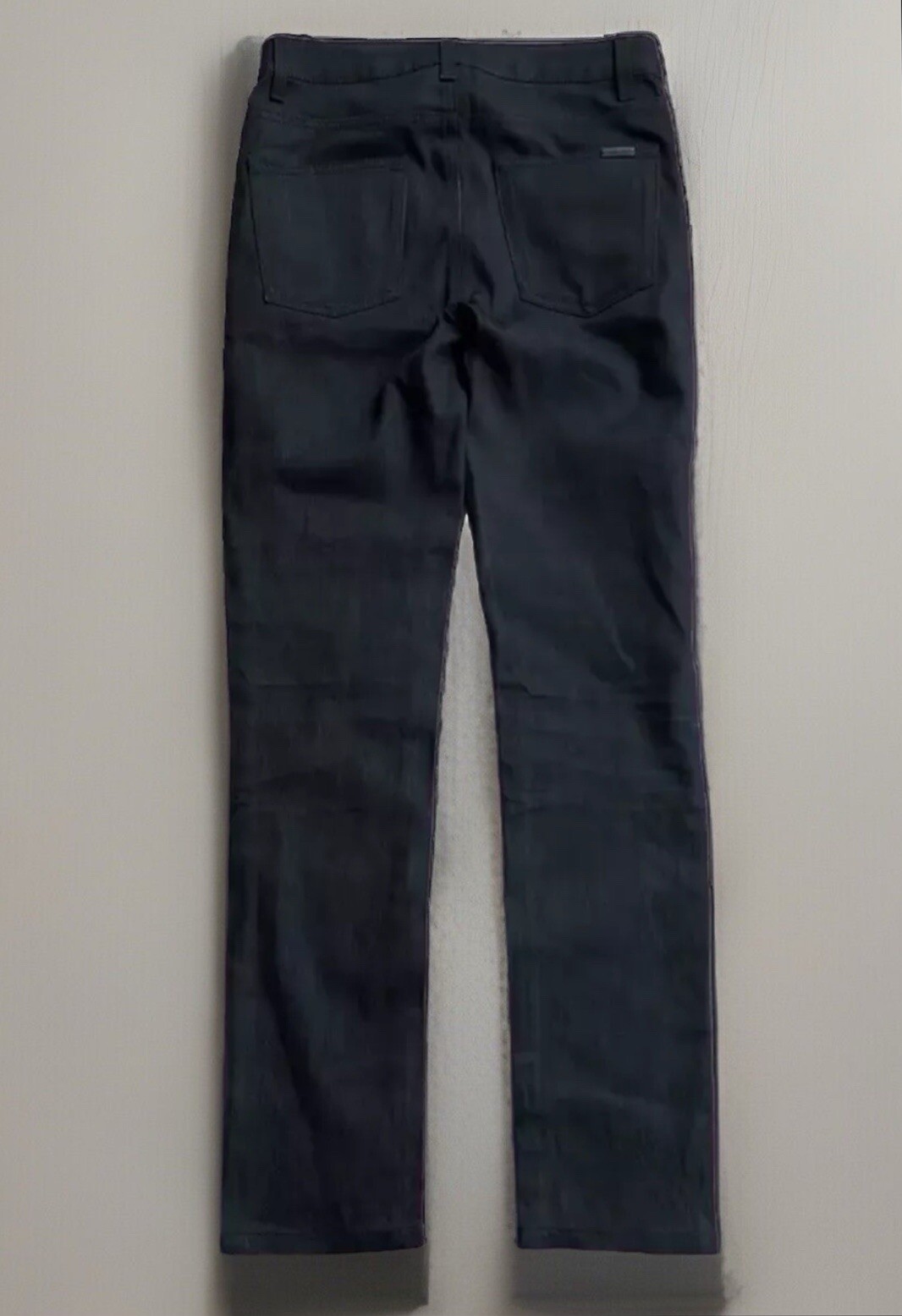 Jeans denim midrise neri skinny midrise grezzi SAINT LAURENT�D05 W SK MW tinti taglia 27