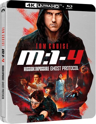 Mission: Impossible Ghost Protocol Limited Edition Steelbook Blu-ray 4K Neu
