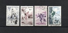 FRANCE 1956 .  Série N°s  1072 à 1075 .  Oblitérés .
