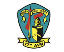 4" 17th avn opera non verba brigade army bumper sticker decal usa made