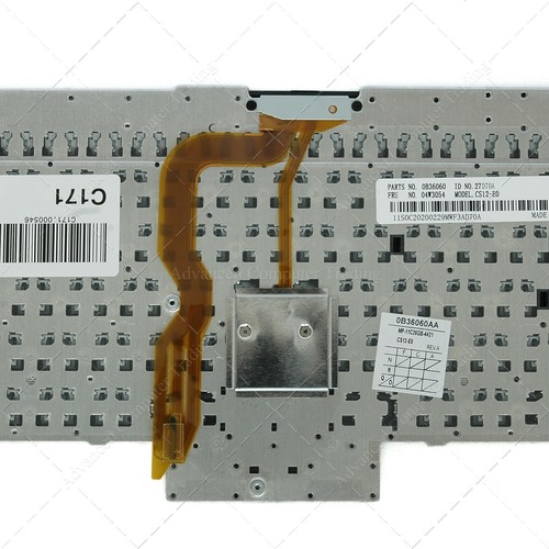 TECLADO ESPAÑOL para portátil IBM Lenovo Thinkpad FRU 04X1211 0C01895 CS12-85E0 - Imagen 5 de 5