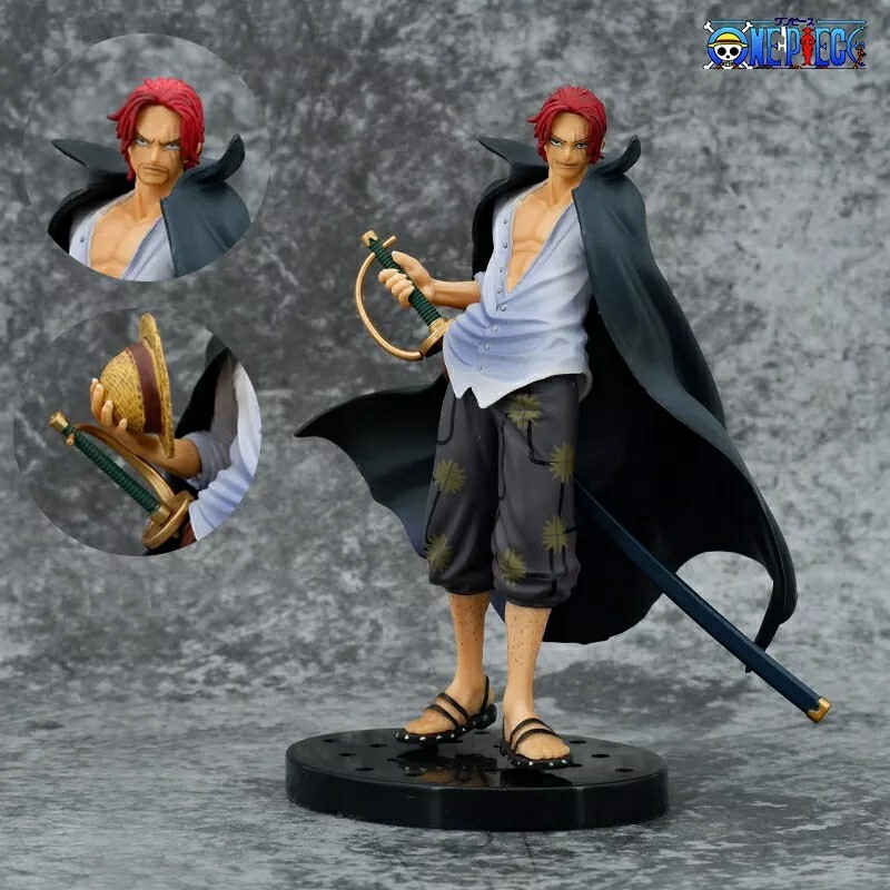Figurine Shanks statuette de 18 cm décoration manga pour bureau et vitrine avec boîte