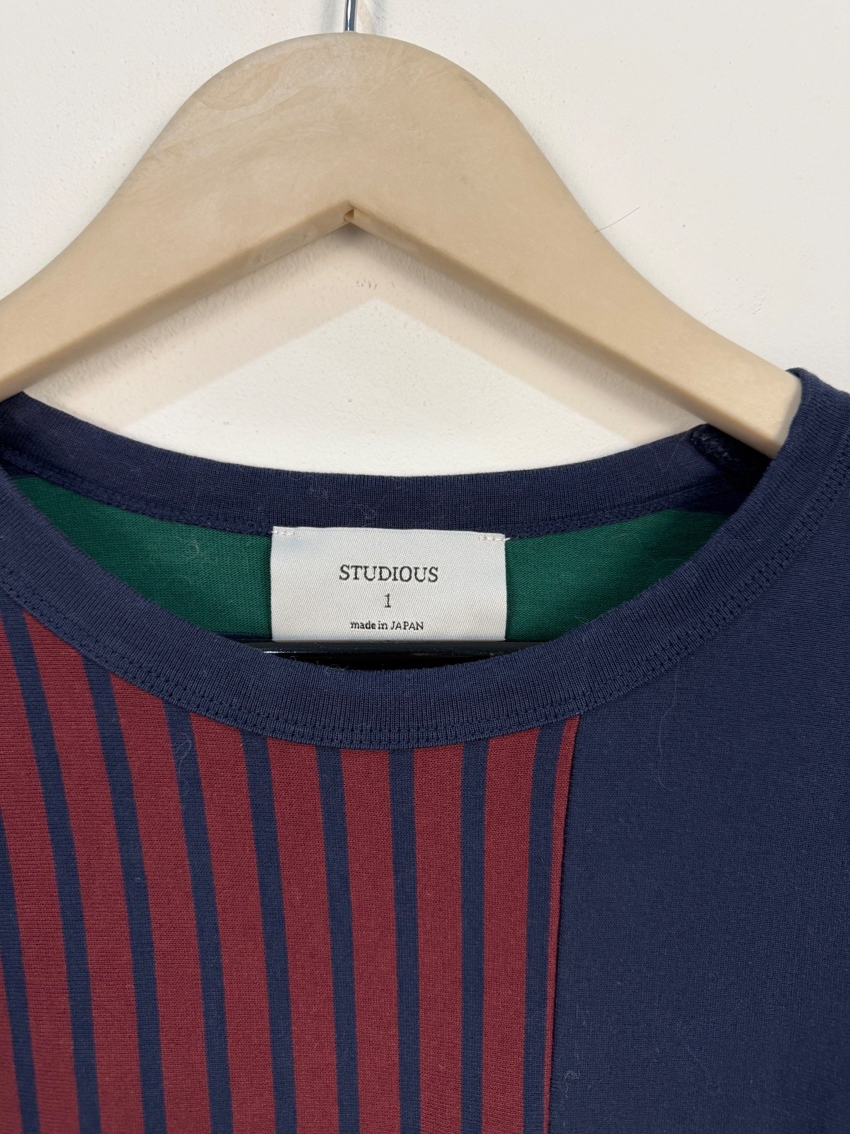 Studious Japanese Patchwork Striped Long Sleeve - image 6