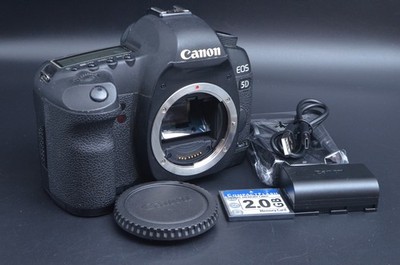 Canon EOS 5D Mark II 21.1MP Full Frame DSLR Camera Black Body 4,097 Shots #O09
