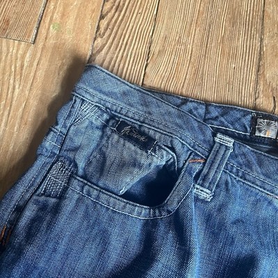 VTG Akademiks Jeans Mens 38 Baggy Wide Leg Rare Grail Jnco Style Patchwork PLAID