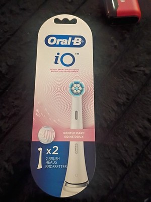 Oral-B iO Gentle Care Toothbrush Replacements Brush Heads Refills White 2ct
