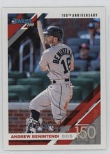 2019 Panini Donruss 150th Anniversary /150 Andrew Benintendi (Grey Jersey) 1t3