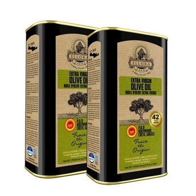 Ellora Farms Olive Oil Extra Virgin, Traceable & Certified PDO Polyphenol Ric...