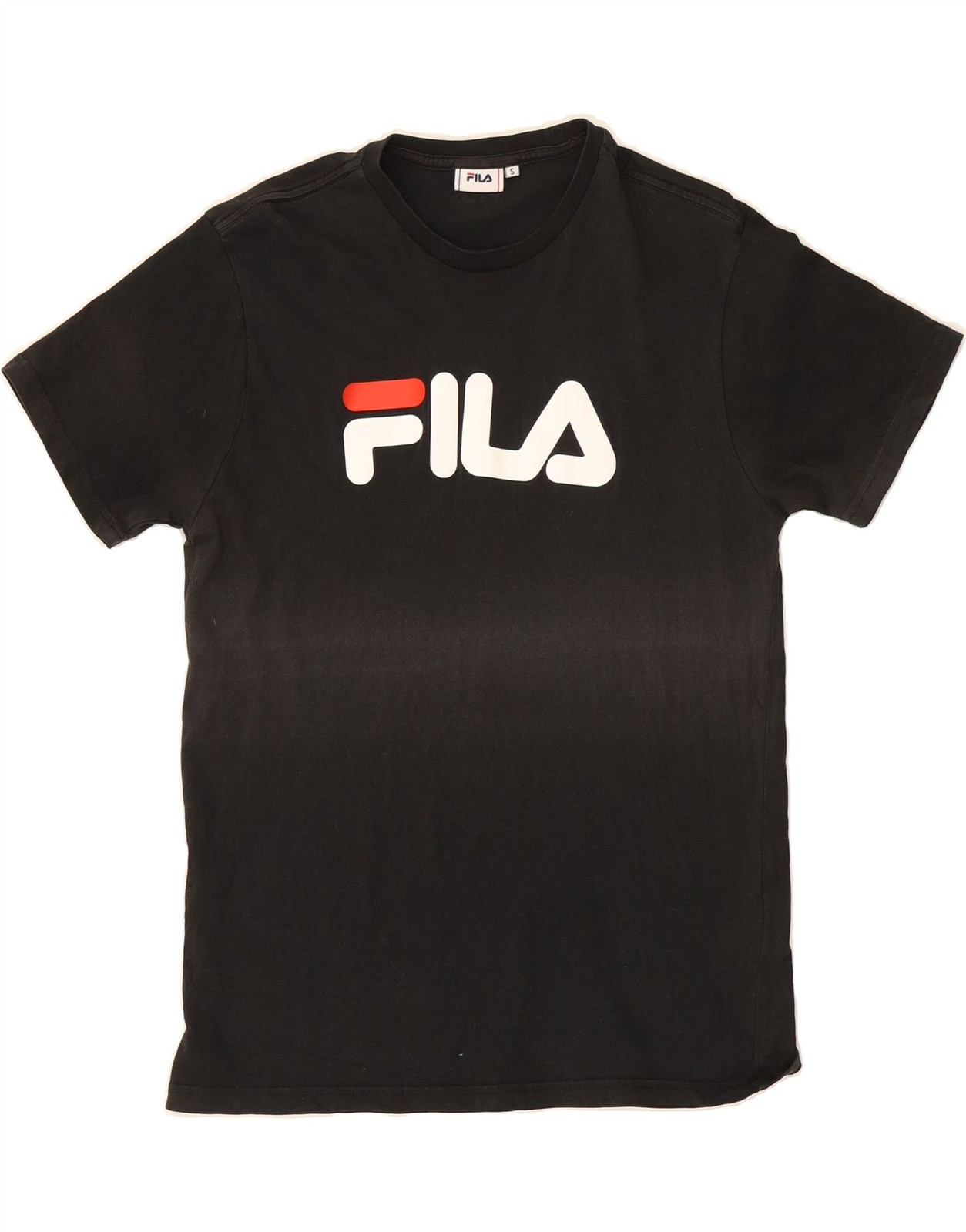 FILA Maglietta Uomo Grafica Top Piccolo Nero Cotone OR10