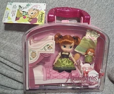 New Disney Animators' Collection Anna 5" Mini Doll Playset