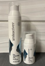 Smileactives Pro Whitening Gel Add To Toothpaste 3.8 oz.  1 oz. NEW Unsealed