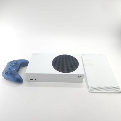 Microsoft Xbox Series S 512GB - White w/ Blue controller, Damaged body