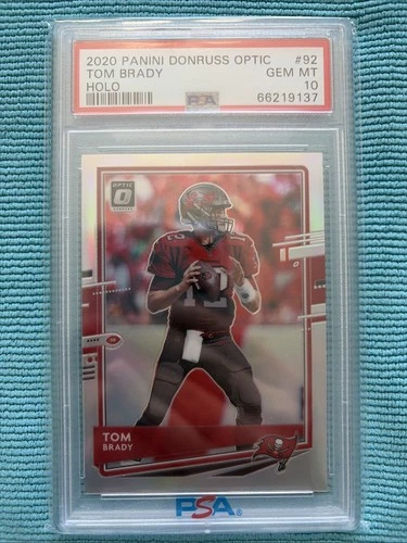 2020 Tom Brady Optic Holo (#92) PSA 10