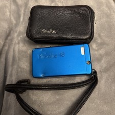 MINOLTA 16 BLUE SUBMINIATURE CAMERA W/ 25MM ROKKOR LENS  CASE