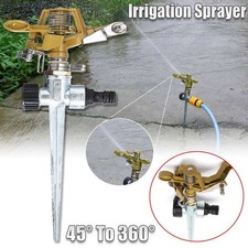 360° Rotating Water Sprayer Garden Lawn Farm Watering Irrigation Sprinkler UK