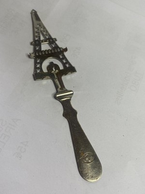 Absinthlöffel - der Eiffelturm - aus metall chrom