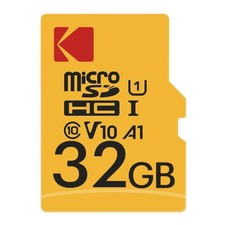 Kodak 32GB Class 10 UHS-I U1 MicroSDHC Card with Adapter 10x Write Speed