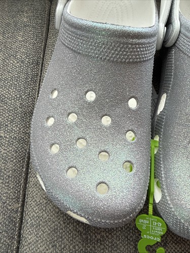 Men's Size 9 / Women's Size 11 Crocs Classic Iridescent Glitter Cg - Picture 11 of 23
