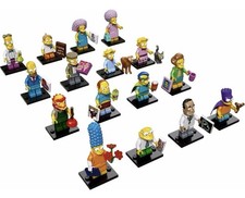 LEGO 71009 Simpsons Minifigures Series 2 / Complete Set of 16 / 100 Authentic